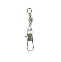 BARREL SWIVEL WITH INTERLOCK SNAP - Nickle - MA023-NI/77315 - Mustad